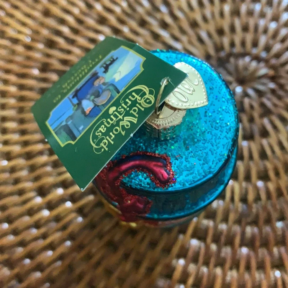 Old World Christmas Hanging Ornament BARREL OF MONKEYS Hasbro NWT